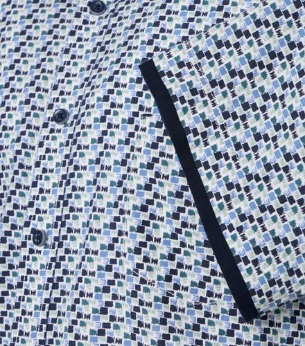 Freizeithemd Kurzarm XL Casual Fit Short - Blau