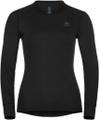 ODLO Damen Langarm Shirt BL TOP crew neck l/s ACTIVE WARM ECO L in Schwarz
