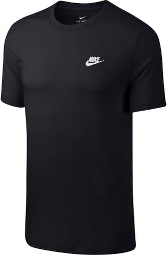 NIKE Herren T-Shirt M NSW CLUB TEE L in Schwarz