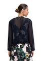 Blusenjacke Blau 46