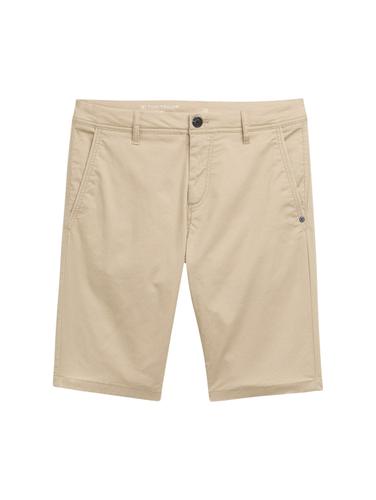 Slim Chino Shorts 30 Slim Fit - Beige Triangle Print