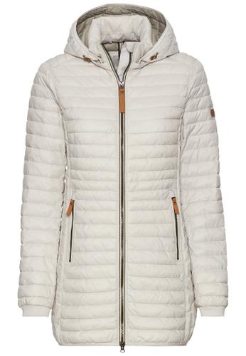 Steppjacke aus recyceltem Polyamid 36 Regular Fit - Pearl