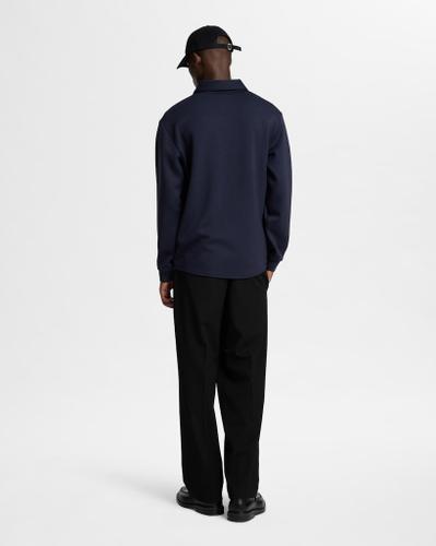 SLHEMANUEL SOFT FULL ZIP SWEAT NOOS Blau XXL
