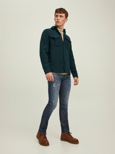 JJIGLENN JJCOLE JOS 379 SN 28/32 Slim Fit - Blue Denim
