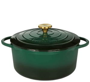 Küchenprofi Provence Bratentopf rund 26cm - schwarz
