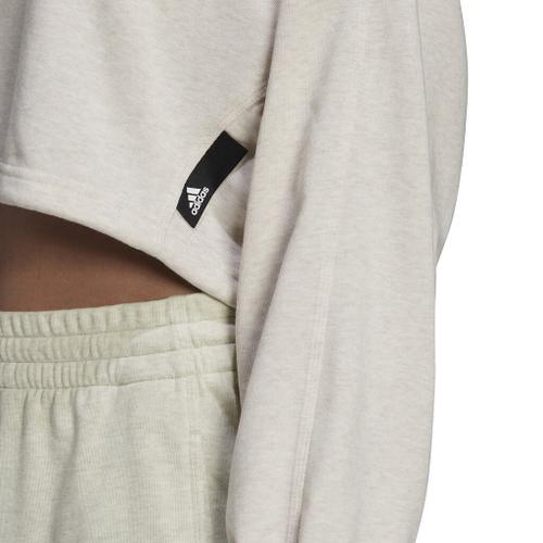 ADIDAS Damen Sweatshirt W SL Su Crew L in Weiß