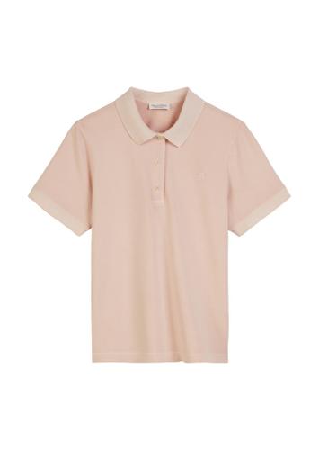 Polo-shirt, short-sleeve, flat knit collar, gmd Rot S