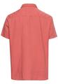 Kurzarm Hemd aus einem Leinen-Baumwoll-Mix M Regular Fit - Faded Red