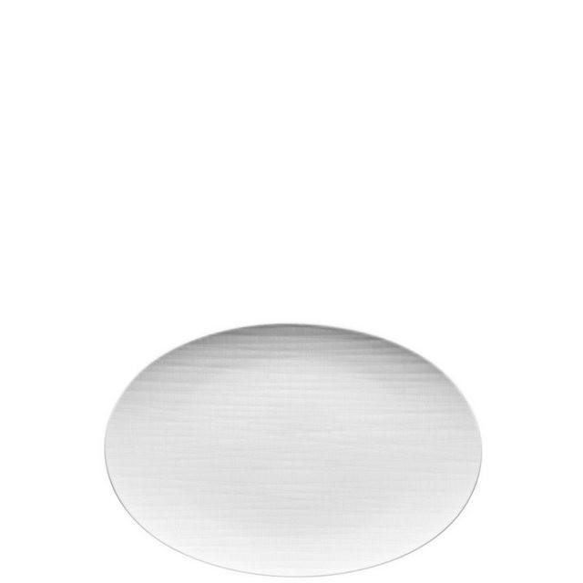 Rosenthal Servierplatte »Mesh Weiß Platte 34 cm«, Porzellan, (1-tlg)