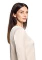 Schlupfbluse 38 Figurumspielend - Beige