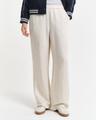 Relaxed Fit Leinenmix Pull-On Hose 38 - Putty