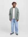 JJCHARGE PRINTED TEE SS CREW NECK JNR 152 Locker geschnitten - Cloud Dancer