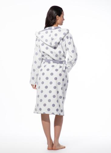 Bademantel/Morningcoat Beige S