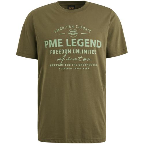 Short sleeve r-neck single jersey L - Beech