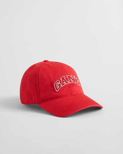 GANT Arch Graphic Cap mit Waschung OS - Bright Red