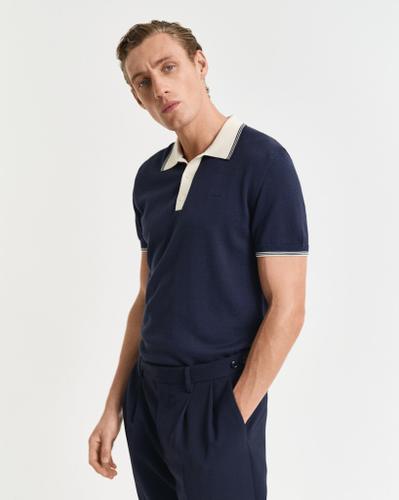 Poloshirt aus Modalmischung Blau XXL