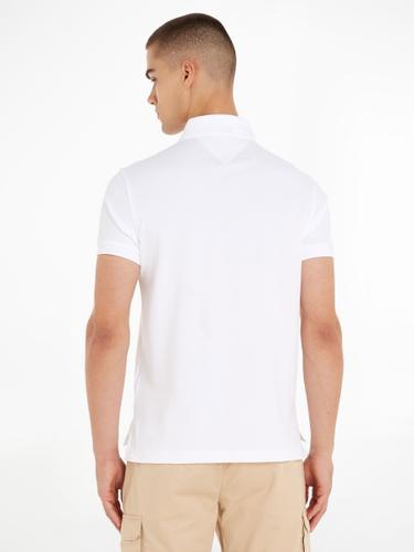 TOMMY HILFIGER Poloshirt »SLIM FIT POLO S/« - Weiß / M