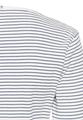 Langarmshirt mit Rundhalsausschnitt S Regular Fit - Indigo Stripes