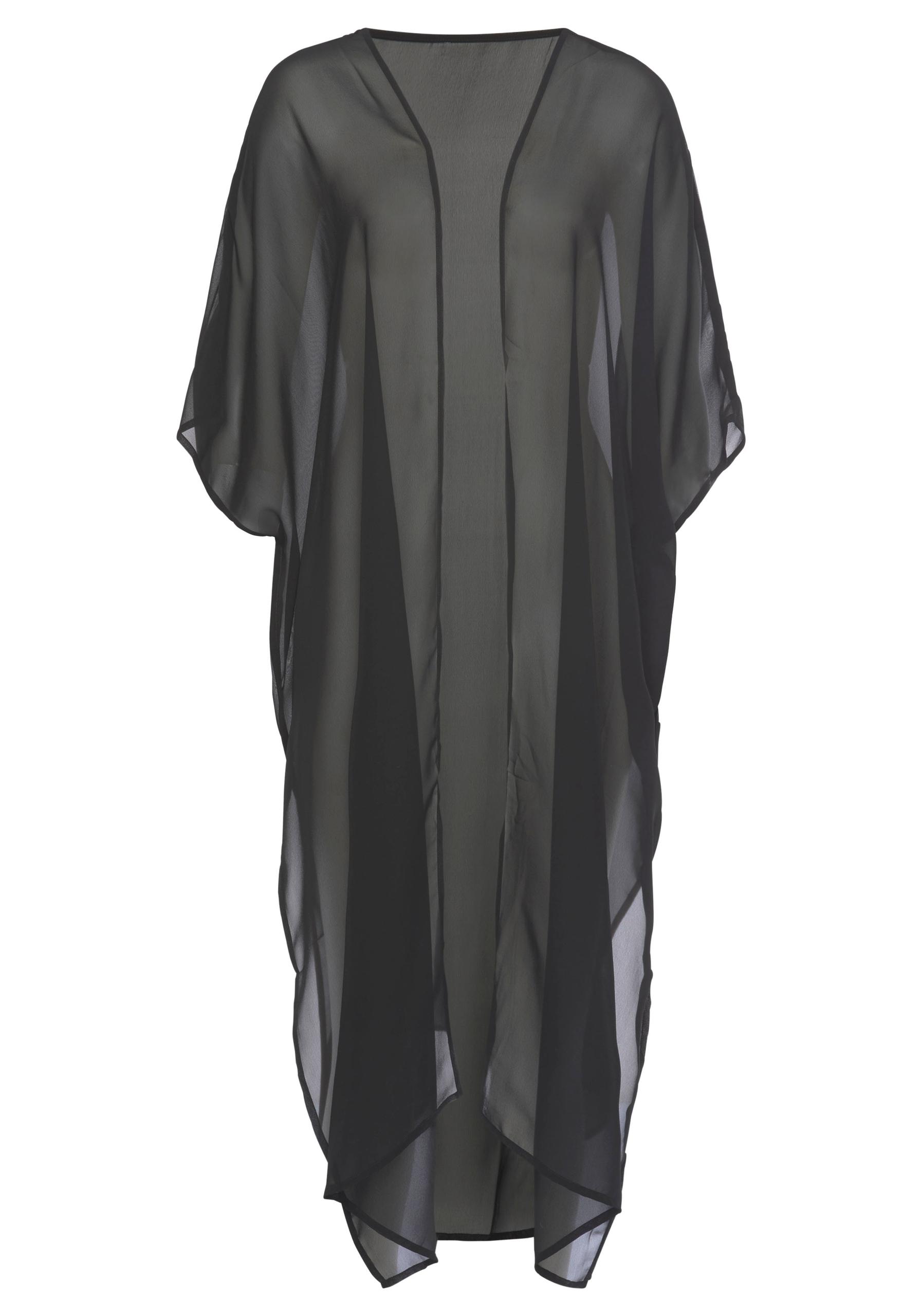 LASCANA Strandkimono 1 - Schwarz