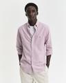 Regular Fit Classic Oxford-Hemd mit Streifen M - Ruby Red
