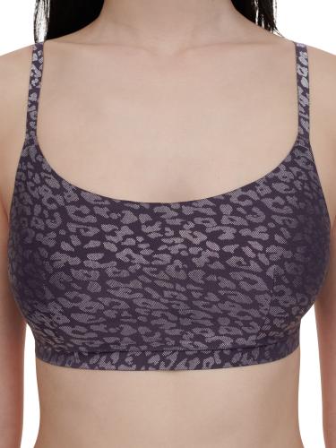 SOFTSTRETCH Bustier mit Rundhalsausschnitt M/L - Ink Shimmer Print