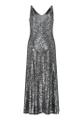 Abendkleid Grau 38
