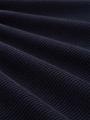 Strickpullover mit Troyer Kragen XL Regular Fit - Knitted Navy Melange