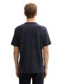 T-Shirt mit Brusttasche L Regular Fit - Navy Multi Inject