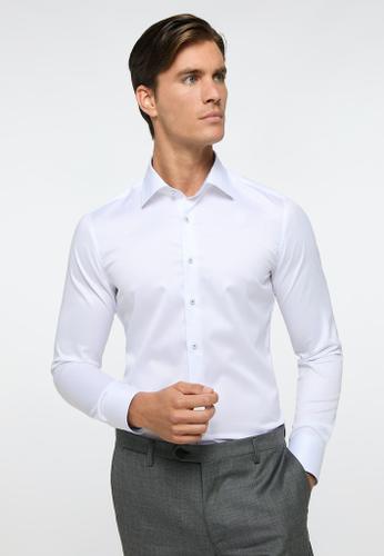 Luxury Shirt Twill Langarm Weiß 43/Langarm - 67cm