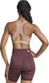 ADIDAS Damen BH Powerreact Train Medium-Support 3-Streifen M/AB in Braun