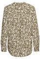 Langarm-Bluse mit Allover-Print S Regular Fit - Aop