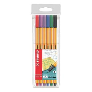 STABILO 6er-Pack Fineliner »Point 88 - Kreativ«