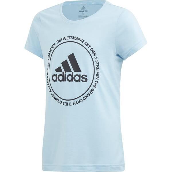 ADIDAS Kinder T-Shirt Prime 128 in Blau