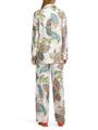 Körpernaher Blazer mit fancy Blattmotiv 40 - White