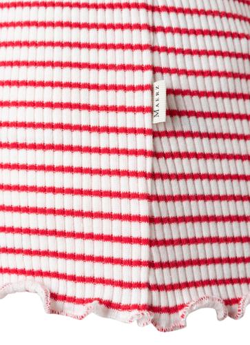 T-Shirt Rundhals 1/2 Arm Slim Fit - Lychee Red