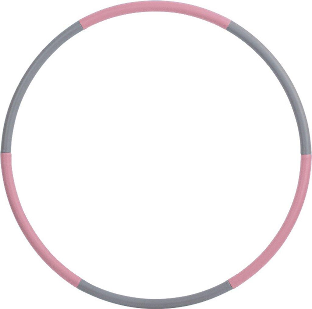SCHILDKRÖT FITNESS Gymnastikkleingerät FITNESS-HOOP, grey-rose, Ø 90cm - in Pink