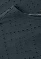 T-Shirt mit Lochmuster L - Slate Khaki