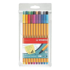 STABILO 20er-Pack Fineliner »Point 88 - Kreativ«