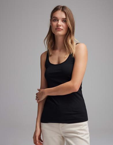 OPUS Tanktop »Ina« mit schmalen Trägern - Schwarz / 36