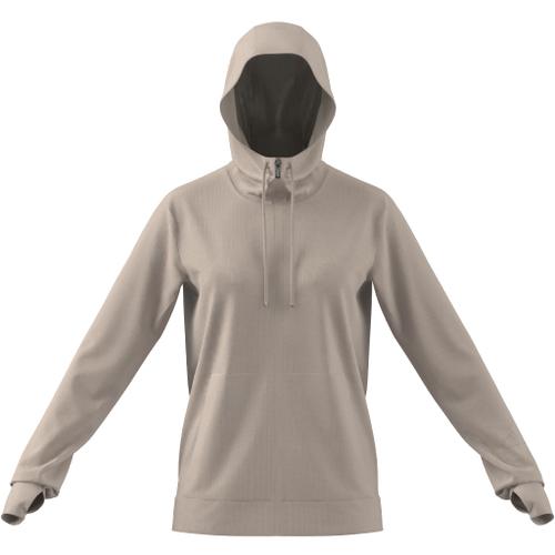 ADIDAS Damen Jacke W FZ HD XL in Grau