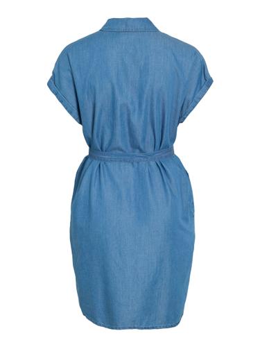 VINORI S/S SHIRT DRESS - NOOS 38 Normal geschnitten - Medium Blue Denim