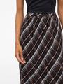 VIDALIANA KIKA HW MIDI PLISSE SKIRT/BFS 38 - Black Beauty