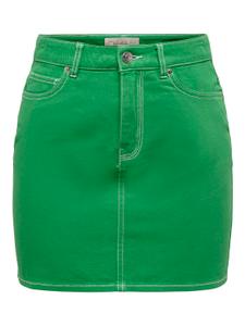ONLVAYA MW SHORT CONTRAST SKIRT PNT XS - Kelly Green