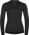 ODLO Damen Langarm Shirt BL TOP crew neck l/s ACTIVE WARM ECO L in Schwarz