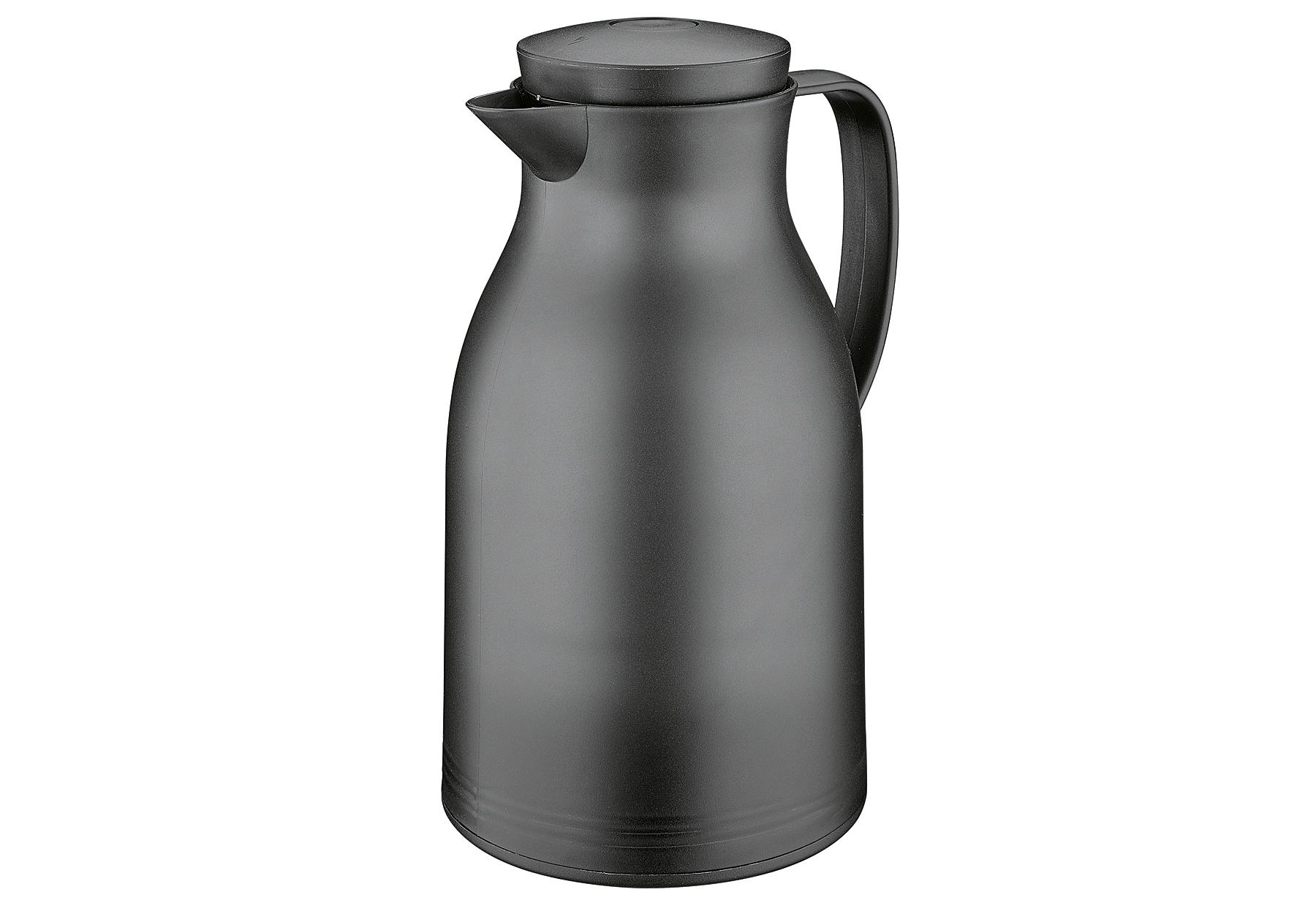 Isolierkanne MONZA schwarz transparent