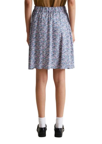 Ausgestellter Minirock M Flared - Medium Blue_multi_05