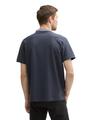 Poloshirt mit Stehkragen XL Regular Fit - Blueish Grey