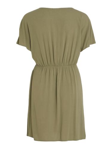 VIMOASHLY BUTTON S/S DRESS Grün 38