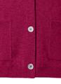 Strickjacke Knopf 1/1 Arm 44 Loose Fit - Bordeaux