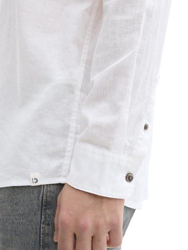 Relaxed Fit Hemd mit Leinenanteil XXL Relaxed Fit - White